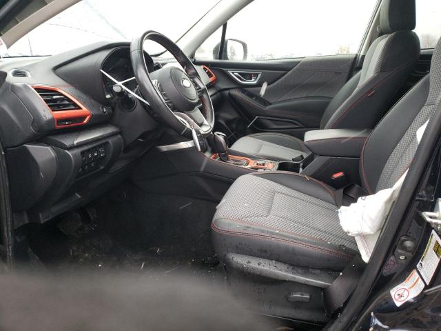 JF2SKEKC7KH594695 - 2019 SUBARU FORESTER S BLUE photo 7