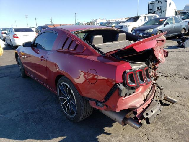 1ZVBP8CF4E5333666 - 2014 FORD MUSTANG GT RED photo 3