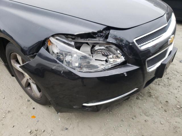 1G1ZC5E08CF100538 - 2012 CHEVROLET MALIBU 1LT შავი ფოტო 9