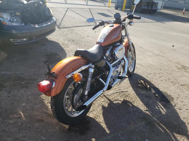 1HD4CAM18YK125229 - 2000 HARLEY-DAVIDSON XL883 ORANGE photo 4