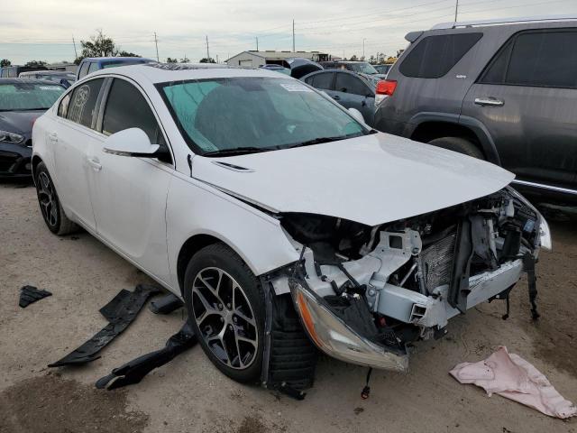 2G4GL5EX1H9123957 - 2017 BUICK REGAL SPOR WHITE photo 4