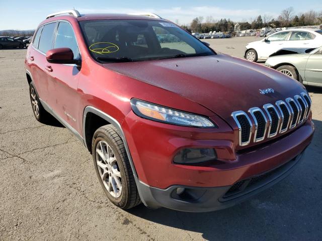 1C4PJMCS2EW179775 - 2014 JEEP CHEROKEE L RED photo 1