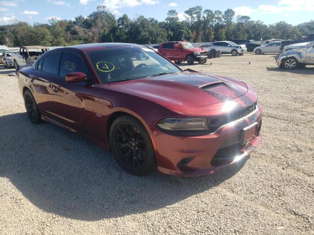 2C3CDXGJ0KH520341 - 2019 DODGE CHARGER SC BURGUNDY photo 1