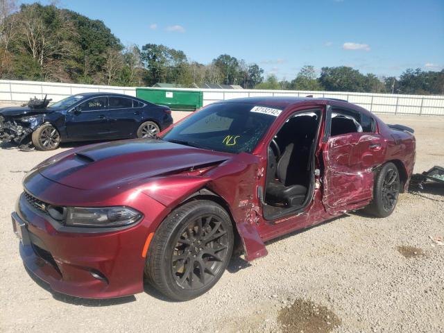 2C3CDXGJ0KH520341 - 2019 DODGE CHARGER SC BURGUNDY photo 2