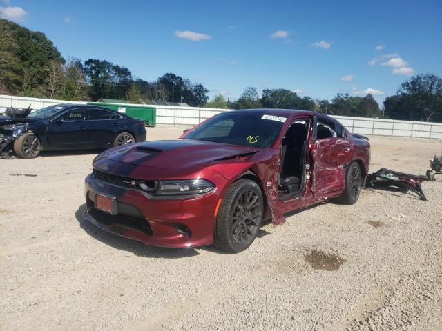 2C3CDXGJ0KH520341 - 2019 DODGE CHARGER SC BURGUNDY photo 9