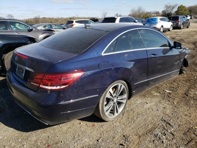 WDDKJ6FB6GF346908 - 2016 MERCEDES-BENZ E 400 BLUE photo 3