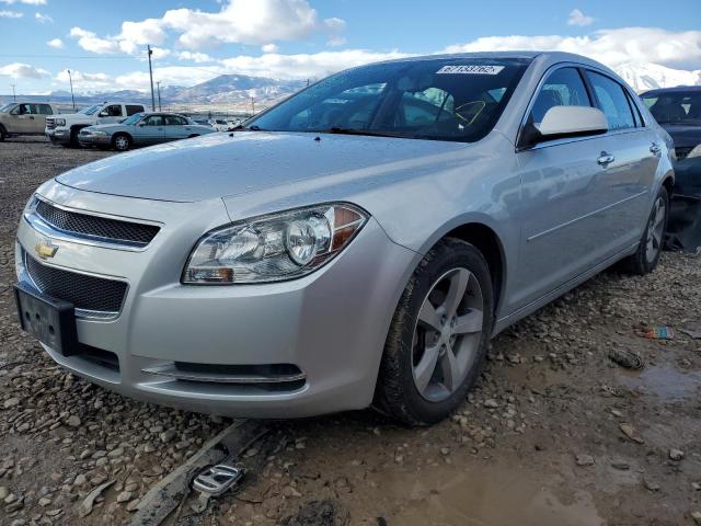 1G1ZC5E0XCF236315 - 2012 CHEVROLET MALIBU 1LT ვერცხლისფერი ფოტო 2