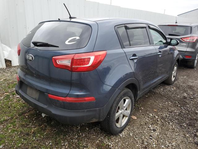 KNDPB3A23D7488383 - 2013 KIA SPORTAGE B BLUE photo 3