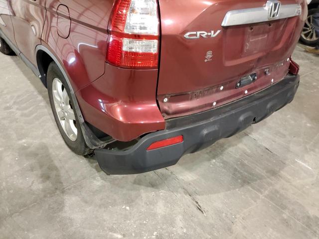 JHLRE48718C059749 - 2008 HONDA CR-V EXL RED photo 9