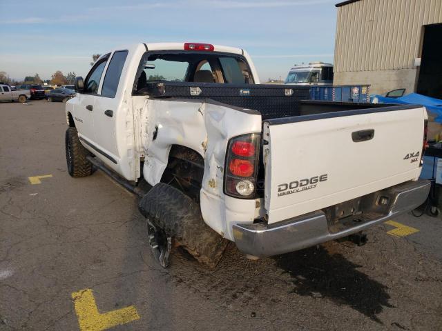 3D7KU28DX3G729497 - 2003 DODGE RAM 2500 S WHITE photo 3