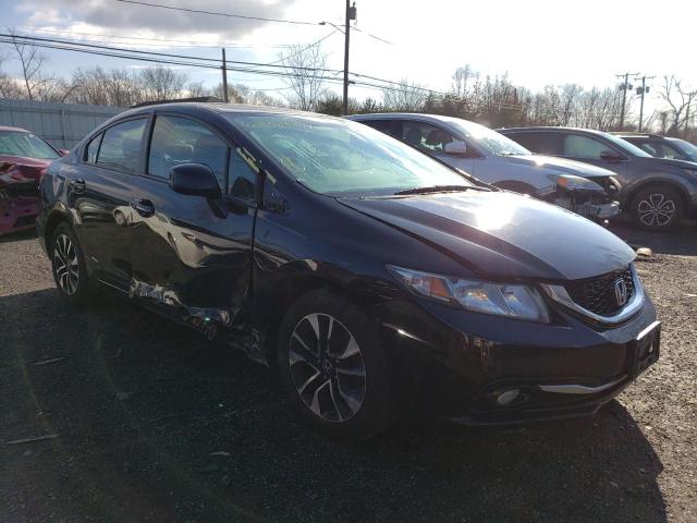 19XFB2F91DE253296 - 2013 HONDA CIVIC EXL Czarny zdjęcie 4