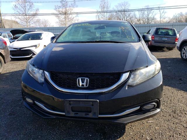 19XFB2F91DE253296 - 2013 HONDA CIVIC EXL Czarny zdjęcie 5