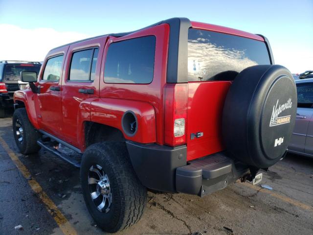 5GTDN13E378207227 - 2007 HUMMER H3 RED photo 3