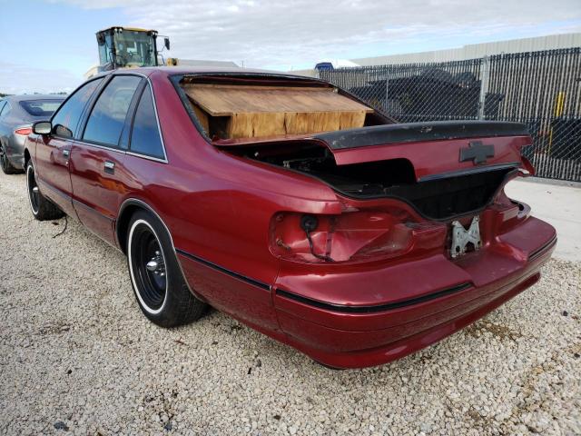 1G1BL52W4RR160690 - 1994 CHEVROLET CAPRICE CL MAROON photo 3