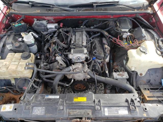 1G1BL52W4RR160690 - 1994 CHEVROLET CAPRICE CL მუქწითელი ფოტო 7