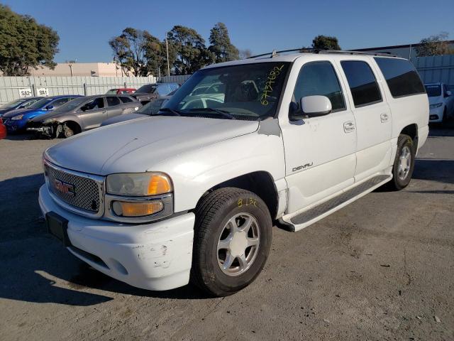 1GKFK66U96J169667 - 2006 GMC YUKON XL D WHITE photo 1