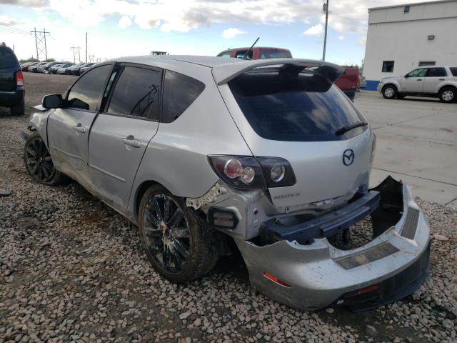 JM1BK34L281792974 - 2008 MAZDA SPEED 3 SILVER photo 3