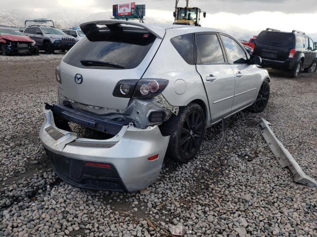 JM1BK34L281792974 - 2008 MAZDA SPEED 3 SILVER photo 4