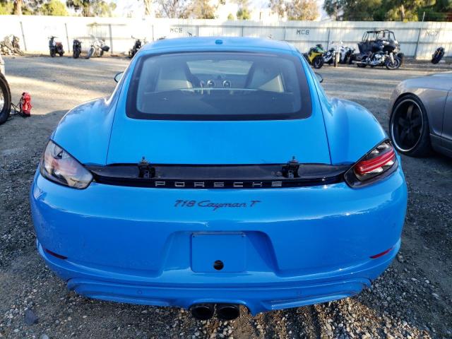 WP0AA2A85NS255160 - 2022 PORSCHE CAYMAN BAS BLUE photo 6