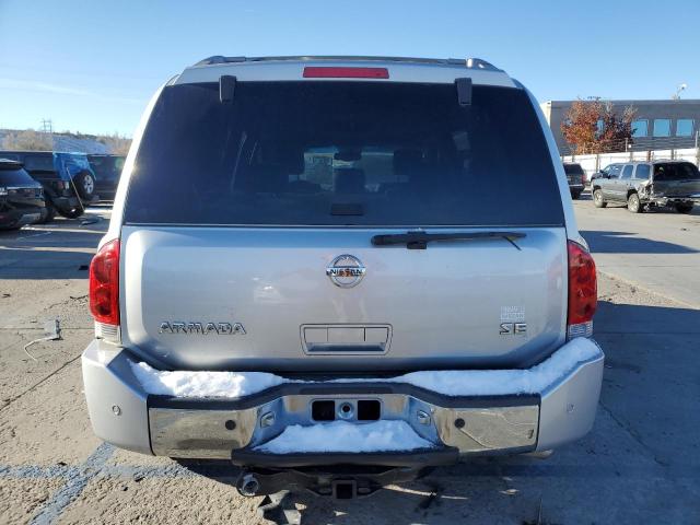 5N1AA08B15N724034 - 2005 NISSAN ARMADA SILVER photo 6