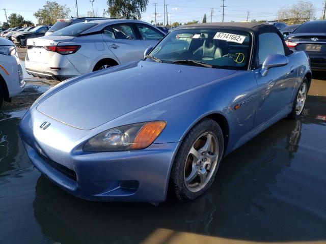 JHMAP11403T000069 - 2003 HONDA S2000 BLUE photo 2