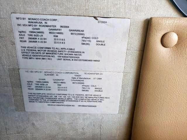 1RF43554752032420 - 2005 OTHER MONOCOQUE Двокольоровий фото 10