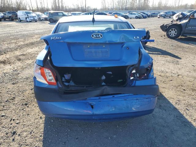 KNADE123566077949 - 2006 KIA RIO BLUE photo 6