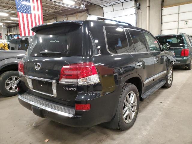 JTJHY7AX1D4123611 - 2013 LEXUS LX 570 BLACK photo 4