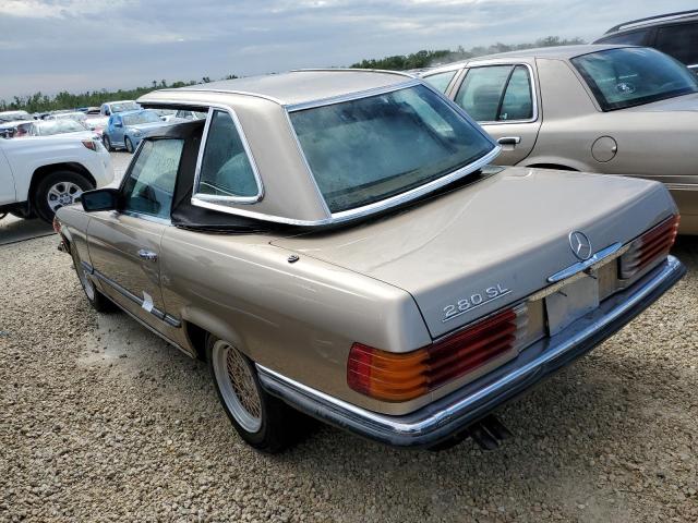 WDB1070421A017482 - 1985 MERCEDES-BENZ 280SL GOLD photo 2