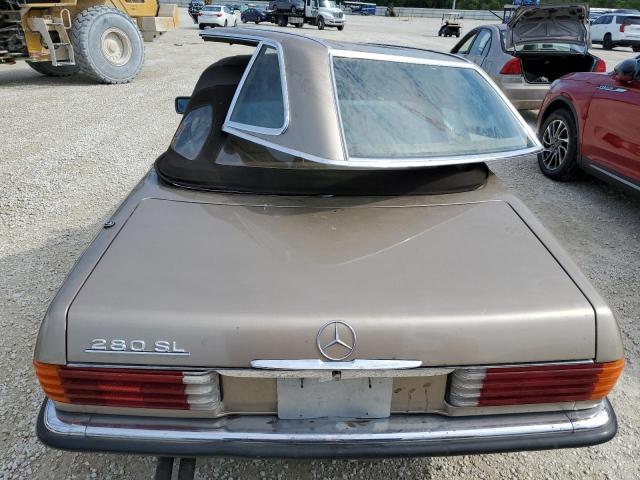 WDB1070421A017482 - 1985 MERCEDES-BENZ 280SL GOLD photo 6