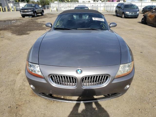 4USBT53413LU00738 - 2003 BMW Z4 3.0 GRAY photo 9