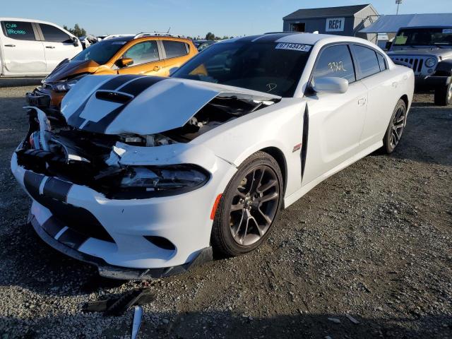 2C3CDXGJ0MH684434 - 2021 DODGE CHARGER SC WHITE photo 2