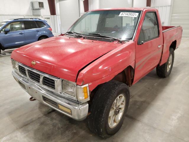 1N6SD11Y6TC379531 - 1996 NISSAN TRUCK XE RED photo 2