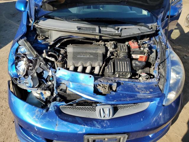 JHMGD38668S000581 - 2008 HONDA FIT SPORT BLUE photo 11