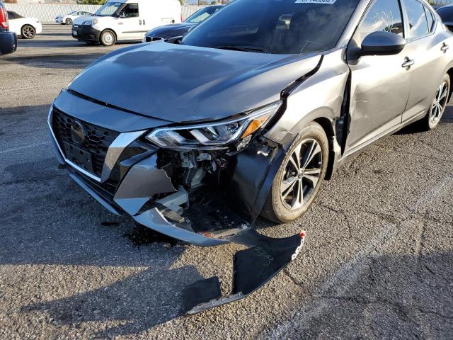 3N1AB8CV8NY207238 - 2022 NISSAN SENTRA SV GRAY photo 9