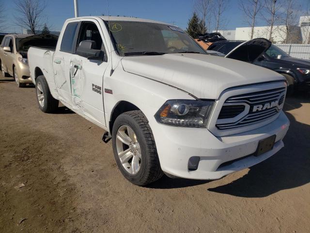 1C6RR7HTXJS212177 - 2018 RAM 1500 SPORT WHITE photo 1