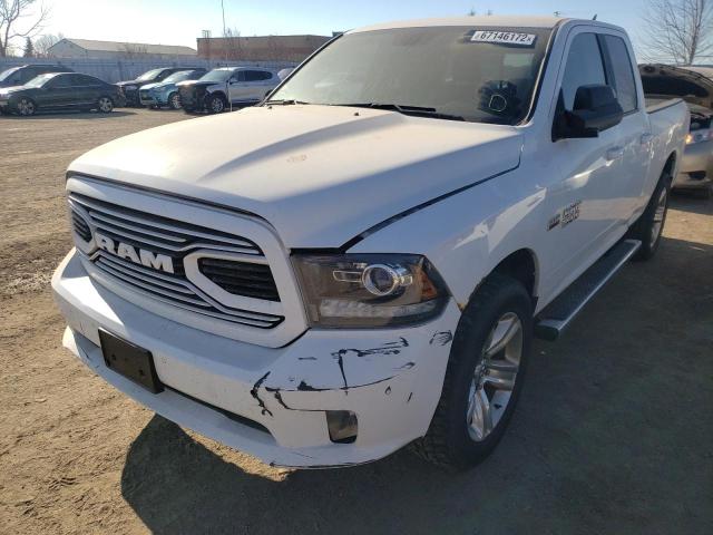 1C6RR7HTXJS212177 - 2018 RAM 1500 SPORT WHITE photo 2