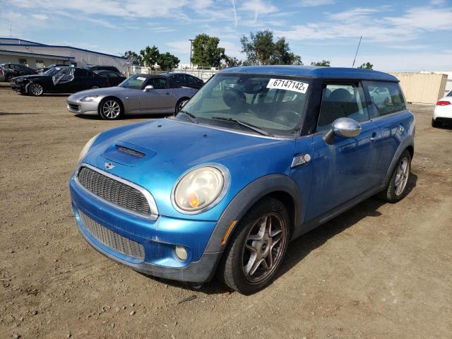 WMWMM33549TP72864 - 2009 MINI COOPER S C BLUE photo 2