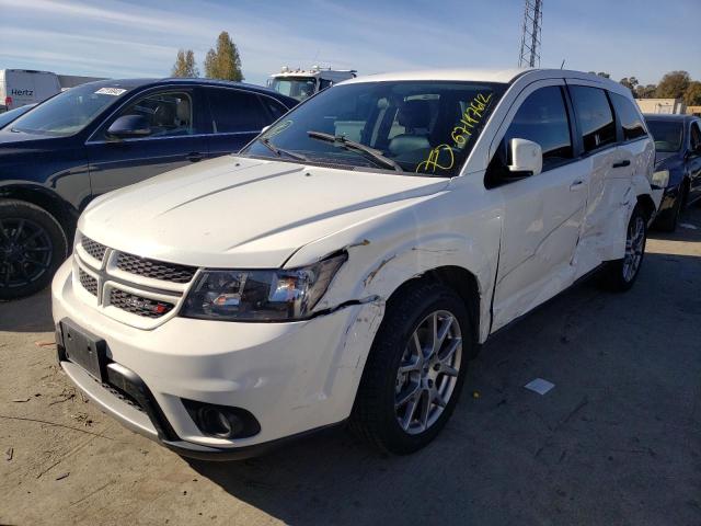 3C4PDCEGXJT370192 - 2018 DODGE JOURNEY GT WHITE photo 2