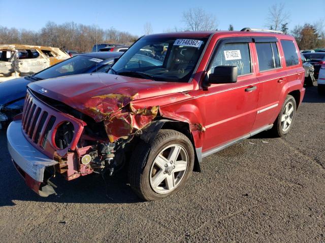 1J4NF4GB8AD512614 - 2010 JEEP PATRIOT LI RED photo 1