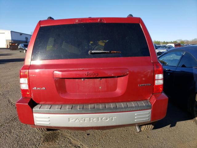 1J4NF4GB8AD512614 - 2010 JEEP PATRIOT LI RED photo 6