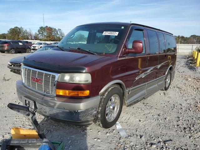 1GDFG15T541122413 - 2004 GMC SAVANA RV BURGUNDY photo 2