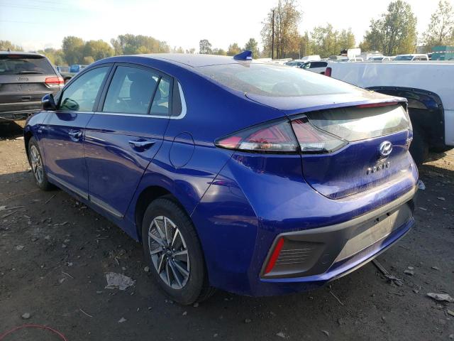 KMHC85LJ8LU061080 - 2020 HYUNDAI IONIQ LIMI BLUE photo 3