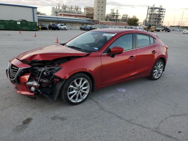 JM1BM1L30E1140981 - 2014 MAZDA 3 TOURING RED photo 1