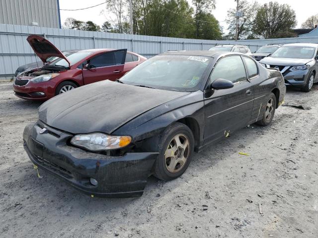 2G1WX15K829383144 - 2002 CHEVROLET MONTE CARL BLACK photo 1