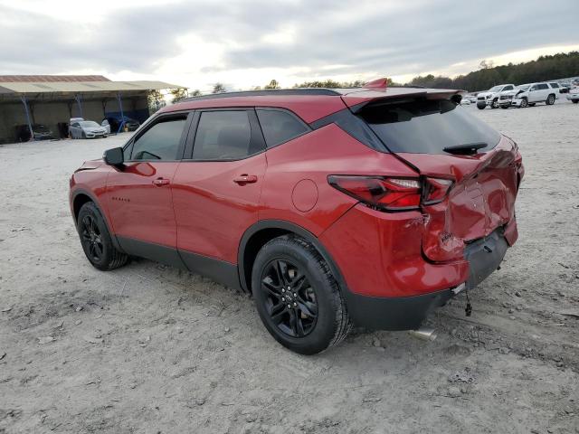 3GNKBDRS1MS527890 - 2021 CHEVROLET BLAZER 3LT RED photo 2