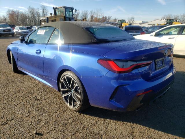 WBA43AT05NCH74714 - 2022 BMW 430XI BLUE photo 2