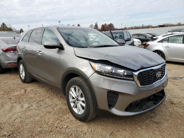 5XYPG4A36KG543862 - 2019 KIA SORENTO L GRAY photo 1