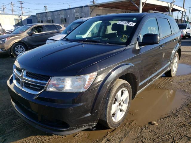 3D4PG1FG9BT526852 - 2011 DODGE JOURNEY MA BLACK photo 2