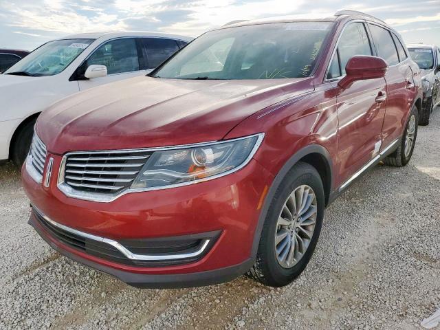 2LMTJ6KR3GBL37375 - 2016 LINCOLN MKX SELECT RED photo 2